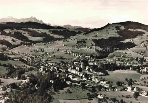 AK / Ansichtskarte Heiden Appenzell AR Panorama Kurort Blick gegen Saentis Appenzeller Alpen