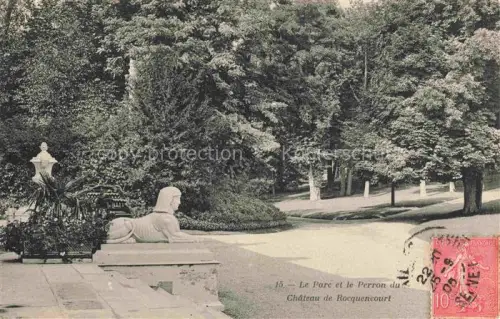AK / Ansichtskarte Rocquencourt  VERSAILLES 78 Yvelines Le Parc et le Perron du Chateau de Rocquencourt