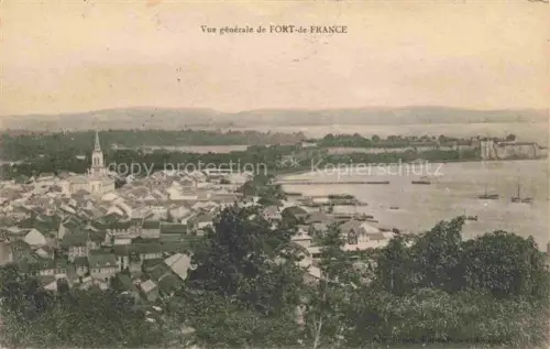 AK / Ansichtskarte Fort-de-France Martinique Vue generale