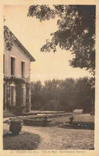 AK / Ansichtskarte Saujon Saintes 17 Charente-Maritime Villa du Parc Etablissement Thermal