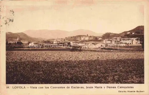 AK / Ansichtskarte Loyola Santuario de Loyola Azpeitia Gipuzkoa ES Vista con los Conventos de Esclavas Jesus Maria y Damas Catequistas