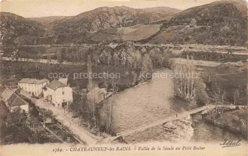 AK / Ansichtskarte Chateauneuf-les-Bains RIOM 63 Puy-de-Dome Vallee de la Sioule au Petit Rocher