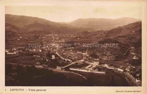 AK / Ansichtskarte Azpeitia Gipuzkoa ES Vista general aerienne