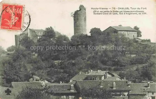 AK / Ansichtskarte Chalus LIMOGES 87 Haute-Vienne Tour du Fort