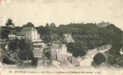 AK / Ansichtskarte Vouvray TOURS 37 Indre-et-Loire Les Patys Le Coteau et le Chateau de Montcontour