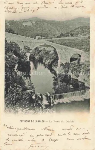 AK / Ansichtskarte Lamalou-les-Bains Beziers 34 Herault Le Pont du Diable