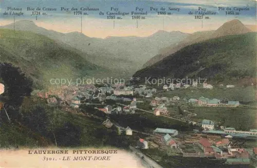 AK / Ansichtskarte Le Mont-Dore Clermont-Ferrand 63 Puy-de-Dome Panorama