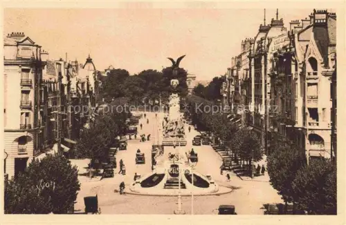 AK / Ansichtskarte REIMS 51 Marne La Fontaine Sube et Place Drouet-d'Erlon