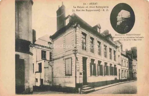 AK / Ansichtskarte ARRAS  62 La Maison ou vecut Robespierre