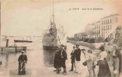 AK / Ansichtskarte Cette SETE 34 Herault Quai de la Republique
