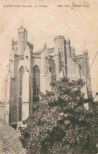 AK / Ansichtskarte Capestang BEZIERS 34 Herault Le Clocher