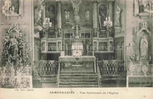 AK / Ansichtskarte Armendarits BAYONNE 64 Pyrenees-Atlantiques Vue Interieure de l'Eglise