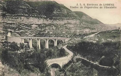 AK / Ansichtskarte LODEVE 34 Herault Viaduc de Pegairolles de l'Escalette