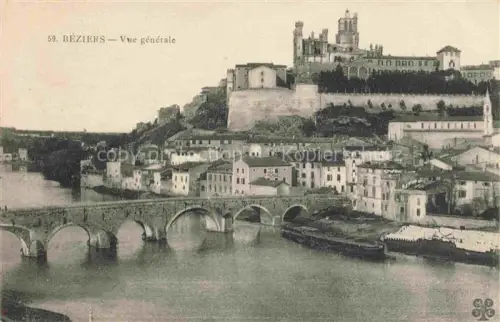 AK / Ansichtskarte BEZIERS 34 Herault Vue generale