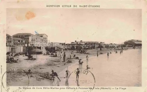 AK / Ansichtskarte PALAVAS-LES-FLOTS 34 Sa Maison de Cure Helio Marine pour Enfants  Palavas les Flots La Plage