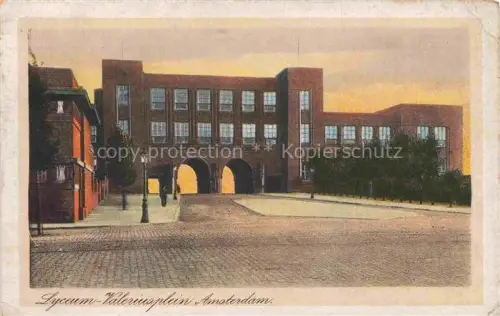 AK / Ansichtskarte Amsterdam  NL Lyceum Valerinaplein