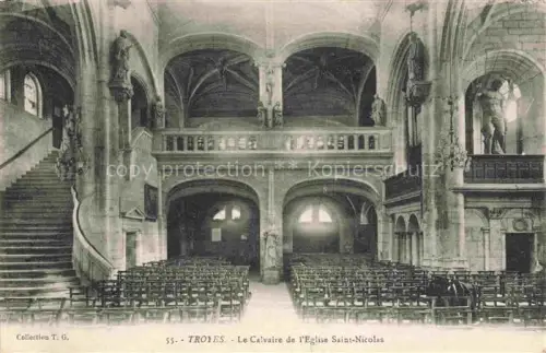 AK / Ansichtskarte TROYES 10 Aube Le Calvaire de l'Eglise Saint Nicolas