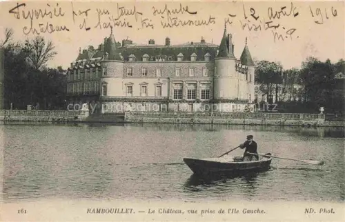 AK / Ansichtskarte RAMBOUILLET 78 Yvelines Le Chateau vue prise de l'Ile Gauche