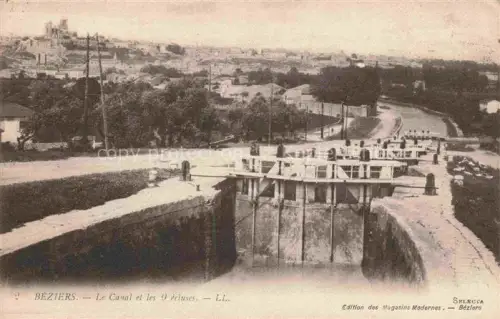 AK / Ansichtskarte BEZIERS 34 Herault Le Canal et les 9 ecluses