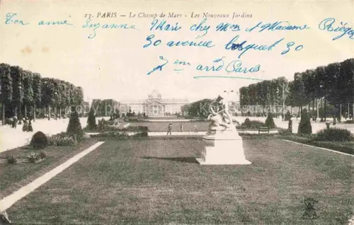 AK / Ansichtskarte PARIS 75 Le Champ de Mars Les Nouveaux Jardins