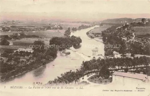 AK / Ansichtskarte BEZIERS 34 Herault La Vallee de l'Orb vue de St Nazire
