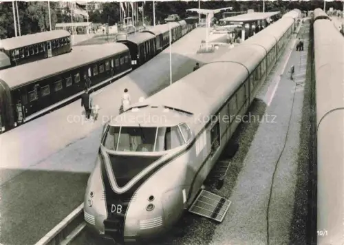 AK / Ansichtskarte Eisenbahn Railway Chemin de Fer Ferrovia-- Gliederzug 