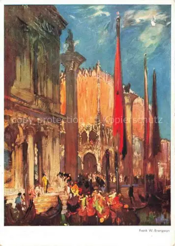 AK / Ansichtskarte BRANGWYN Frank W. Kuenstlerkarte Venedig 