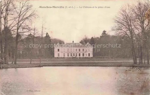 AK / Ansichtskarte Morville Hanches Chartres 28 Eure-et-Loir Château Pièce-d eau Schloss Teich Baeume Wald Park