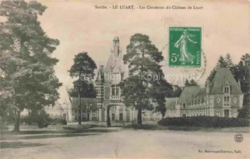 AK / Ansichtskarte Le Luart MAMERS 72 Sarthe Château-de-Luart Communs Schloss Eingangstor Tuermchen Baeume Park