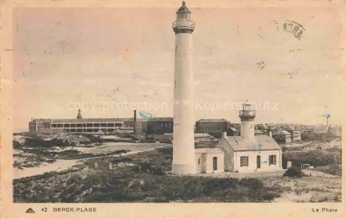 AK / Ansichtskarte BERCK-PLAGE 62 Phare Leuchtturm Duenen Kueste Sandstrand Casino Gebaeude