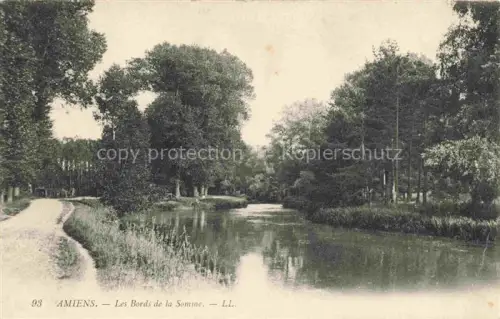 AK / Ansichtskarte AMIENS 80 Somme Bords-de-la-Somme Somme Fluss Baeume Weg Uferweg Natur Promenade