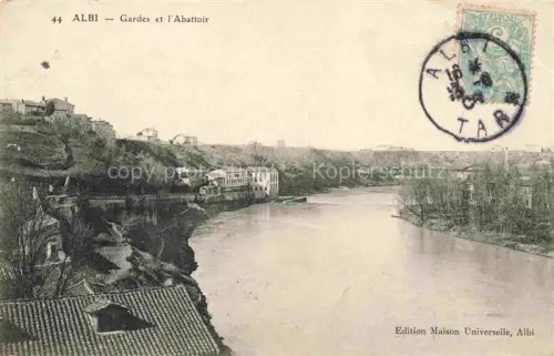 AK / Ansichtskarte Albi 81 Tarn Gardes Abattoir Tarn Fluss Schlachthof Ufer Haeuser