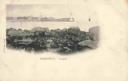 AK / Ansichtskarte Portrieux Saint-Quay-Portrieux 22 Cotes-d Armor Jetée Leuchtturm Felsen Meer Kueste Hafen