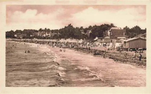 AK / Ansichtskarte CHATELAILLON-Plage LA ROCHELLE 17 Charente-Maritime Plage-à-marée-haute Strand Badegaeste Badehuetten Wellen Meer Villen Rue-de-la-Perrée