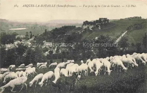 AK / Ansichtskarte Arques-la-Bataille DIEPPE 76 Seine-Maritime Vue prise de la Cote de Gruchet