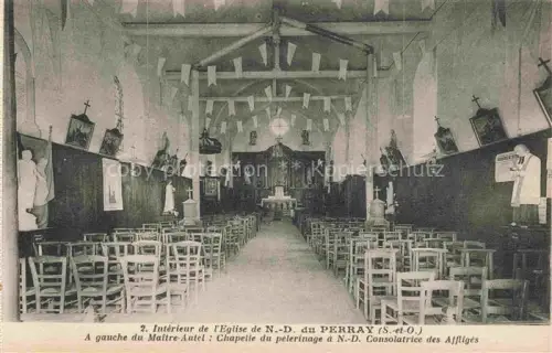 AK / Ansichtskarte Perray-en-Yvelines Le Rambouillet 78 Yvelines Interieur de l'Eglise de ND du Perray