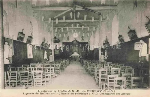 AK / Ansichtskarte Perray-en-Yvelines Le Rambouillet 78 Yvelines Interieur de l'Eglise de ND du Perray