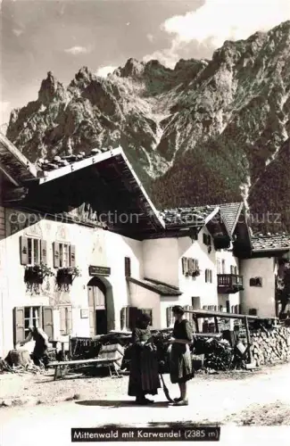 AK / Ansichtskarte Mittenwald Karwendel Tirol AT Ortsmotiv