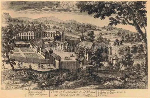 AK / Ansichtskarte Port-Royal-des-Champs Magny-les-Hameaux 78 Yvelines Abbaye de Port Royal des Champs par Saint Remy les Chevreuse Vue generale