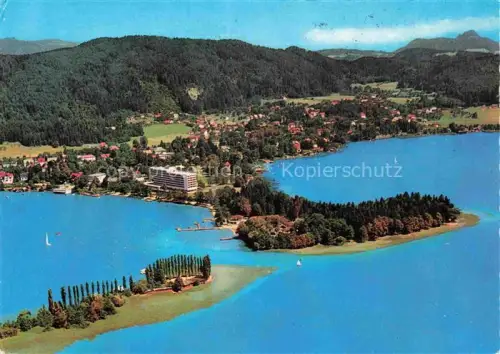 AK / Ansichtskarte Poertschach Woerthersee Kaernten AT Fliegeraufnahme