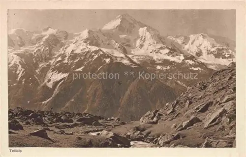 AK / Ansichtskarte Tellialp Blatten Loetschental Raron VS Panorama Alpen Schweizer Heimatschutz Postkarten Serie 34