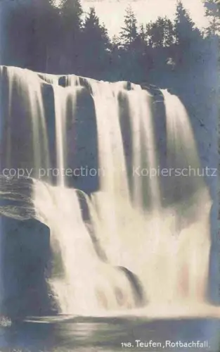 AK / Ansichtskarte Teufen Appenzell AR Rotbachfall Wasserfall
