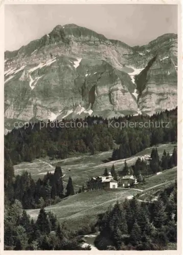 AK / Ansichtskarte Kraezerli 1115m Saentis Appenzell AR Panorama Gasthaus Pension Alpen