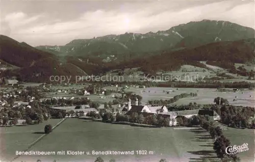AK / Ansichtskarte Benediktbeuern Panorama Kloster Blick gegen Benedikten