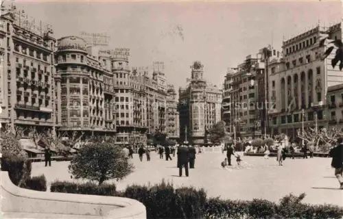 AK / Ansichtskarte VALENCIA  Valenciana ES Plaza del Caudillo