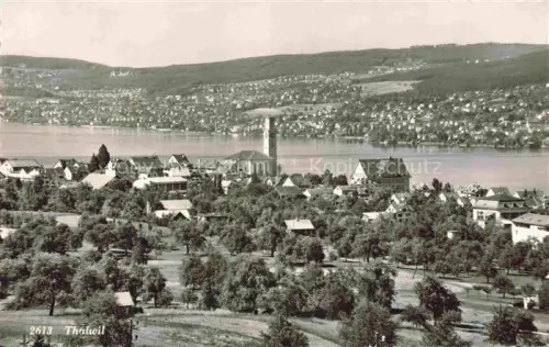 AK / Ansichtskarte Thalwil Thalweil ZH Panorama Zuerichsee