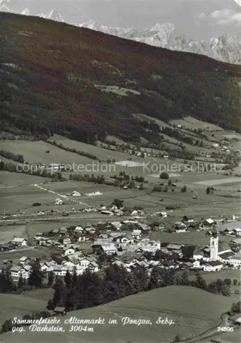 AK / Ansichtskarte Altenmarkt Pongau Salzburg AT Pongau Dachstein Alpenvorland Kirche Bergdorf Wiesen Gebirge Sommerfrische