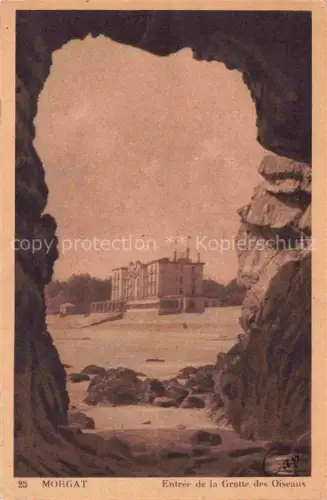 AK / Ansichtskarte Morgat 29 Finistere Grotte-des-Oiseaux Felsen Strand Hotel Bretagne Hoehle Meereskueste