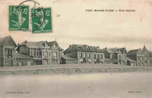 AK / Ansichtskarte Fort-Mahon-Plage Abbeville 80 Somme Rive-Gauche Villen Kuestenpromenade Fachwerkhaeuser Strandviertel Reihe-Haeuser