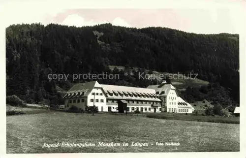 AK / Ansichtskarte Moosham Tamsweg Lungau Salzburg AT Jugend-Erholungsheim Lungau Gebaeude Wald Wiesen Echtfoto